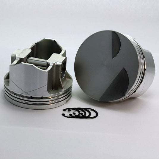 3970-4060 400M Small Block Ford 400M FX Series -3cc Flat Top  351 Cleveland \ Boss Open & Closed Chamber Forged Piston Set 4.060 inch bore   Pin Dia.:  0.975