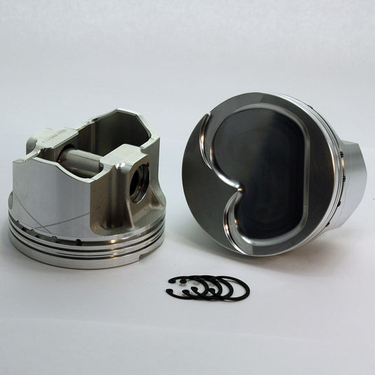 3971-4060 400M Small Block Ford 400M FX Series -13cc   Dish Top 351 Cleveland \ Boss Open & Closed Chamber Forged Piston Set 4.060 inch bore   Pin Dia.:  0.975