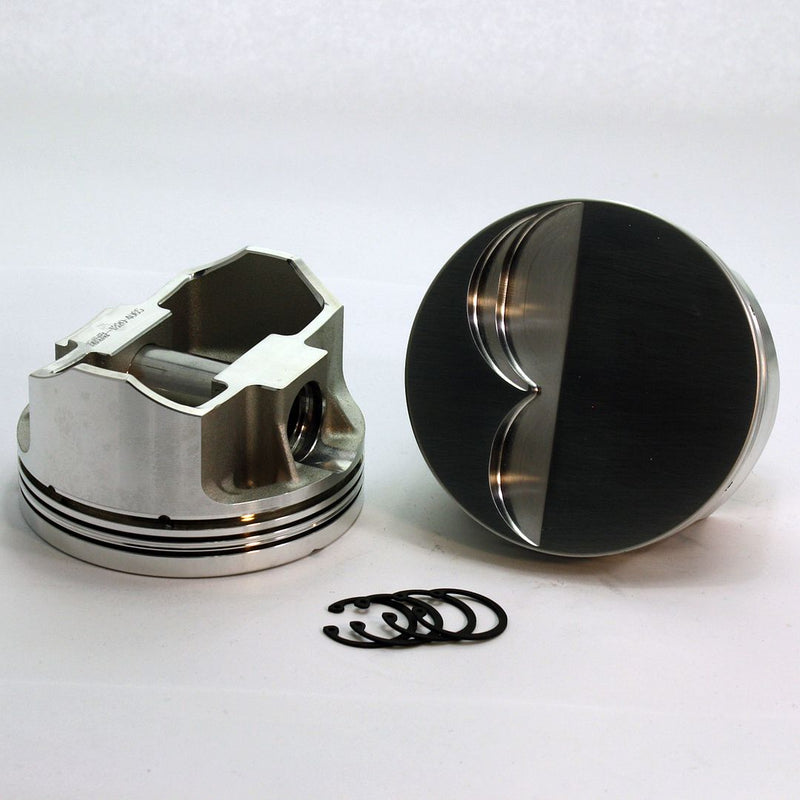 Load image into Gallery viewer, 8840-4000 393W - 5.8 Stroker Small Block Ford 351W SX Series -5cc Flat Top SBF 20 Degree Inline & Twisted Wedge Forged Piston Set 4.000 inch bore
