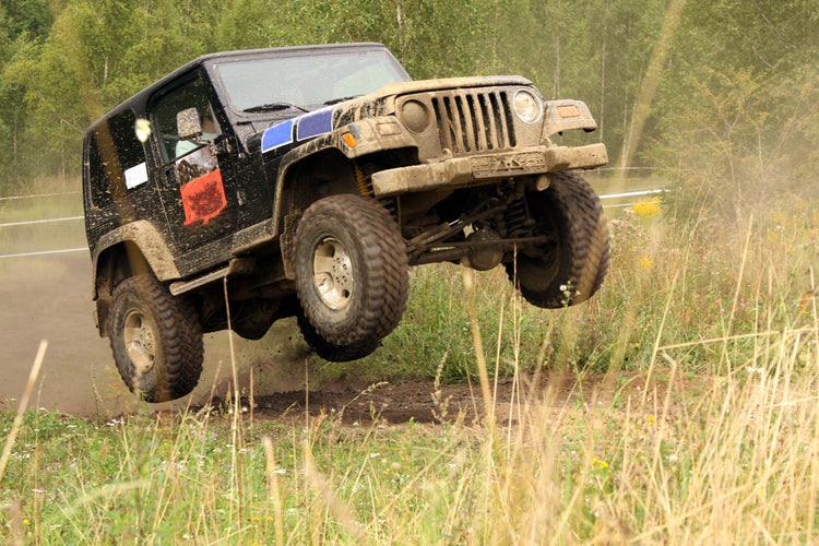 Jeep getting some air.