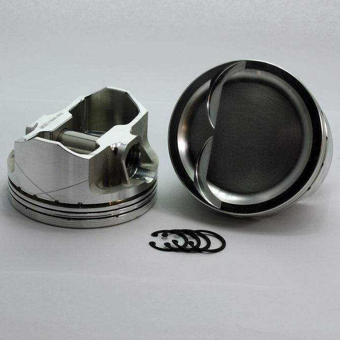 6635-4185 390 AMC V8 FX Series -25cc Dish Top AMC Forged Piston Set 4.185 inch bore   COMP HEIGHT:  1.59