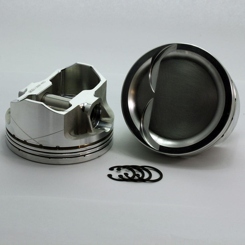 Load image into Gallery viewer, 6635-4185 390 AMC V8 FX Series -25cc Dish Top AMC Forged Piston Set 4.185 inch bore   COMP HEIGHT:  1.59&quot;
