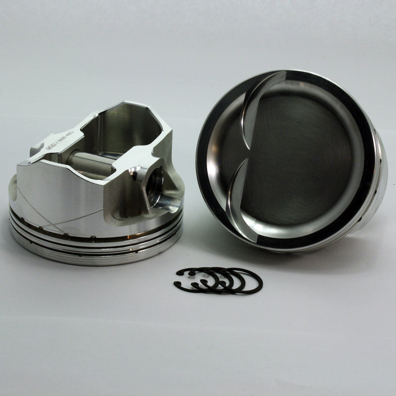 Load image into Gallery viewer, 2-6615-4185-390-AMC V8 FX2 Series -25cc Dish Top AMC-Forged-Piston-Set- 4.185 inch bore
