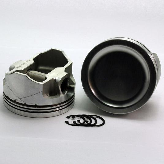 6230-3840 3800 V6 Buick V6 FX Series -6cc Flat Top  Buick V6 3800 Forged Piston Set 3.840 inch bore   Pin Dia.:  0.905"   Comp Height:  1.205"