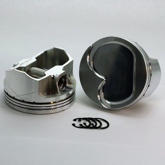 3721-4060 383C - Boss Stroker Small Block Ford 351C FX Series -13cc   Dish Top 351 Cleveland \ Boss Open & Closed Chamber Forged Piston Set 4.060 inch bore   Pin Dia.:  0.927