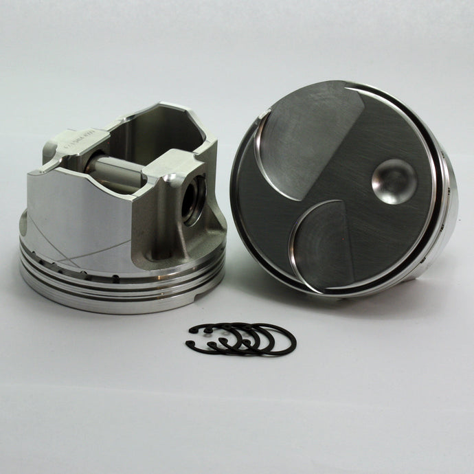 1-3575-4060-351W - 5.8 Clevor-Small Block Ford 351W FX1 Series +7.5cc  Dome Top 351 Cleveland \ Boss Open & Closed Chamber-Forged-Piston-Set- 4.06 inch bore