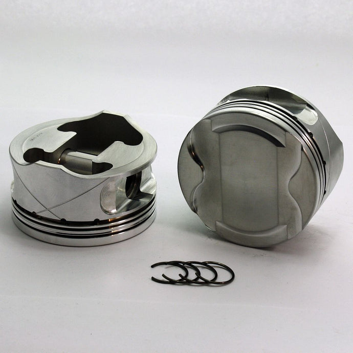 4750-3700 5.0 Ford Coyote  FX Series +1cc  Dome Top Gen I & Gen II Coyote Forged Piston Set 3.700 inch bore   COMP HEIGHT:  1.17