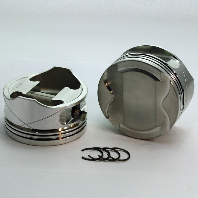 4760-3705 5.0 Ford Coyote  FX Series +1cc  Dome Top Gen I & Gen II Coyote Forged Piston Set 3.705 inch bore   COMP HEIGHT:  1.09