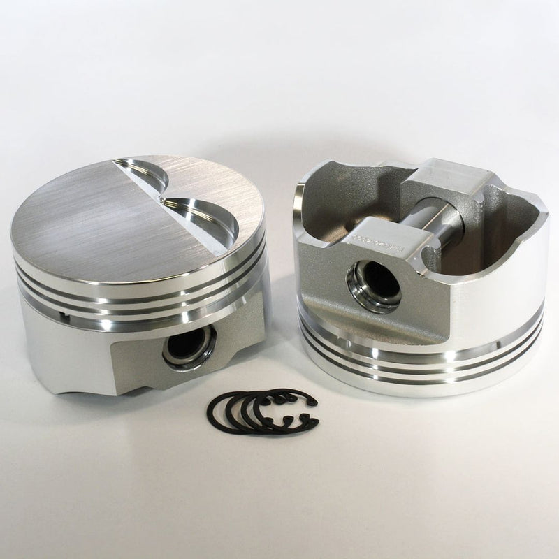 Load image into Gallery viewer, 8775-4070 6.0 - LS2 -6.2 - LS3 -  L98 - LQ9 - LS7 - LSA - LSX Chevy LS E Series -3cc Flat Top  LS1,LS2,LS3 and LS7 Forged Piston Set 4.070 inch bore   COMP HEIGHT:  1.305&quot;
