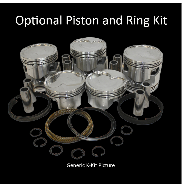 Load image into Gallery viewer, K8120-4155 383 Small Block Chevy KSX Series -5cc Flat Top  SBC 23 Degree Forged Piston Set 4.155 inch bore
