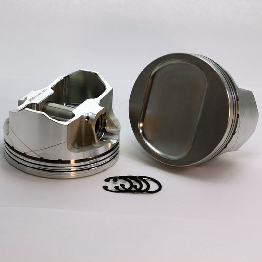 6670-3935 4.7 AMC/Jeep 6 Cyl. FX Series -10cc  Dish Top No Notch Jeep Forged Piston Set 3.935 inch bore   COMP HEIGHT:  1.35