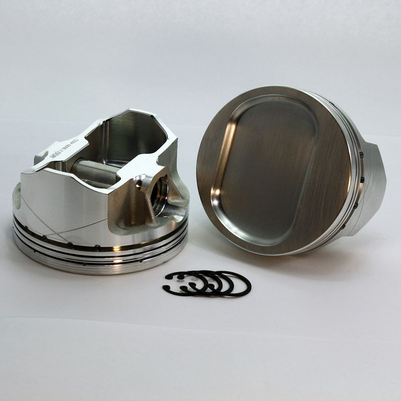 Load image into Gallery viewer, 6653-3915 4.0 AMC/Jeep 6 Cyl. FX Series -21cc Dish Top No Notch Jeep Forged Piston Set 3.915 inch bore   Pin Dia.:  0.931&quot;   Comp Height:  1.592&quot;
