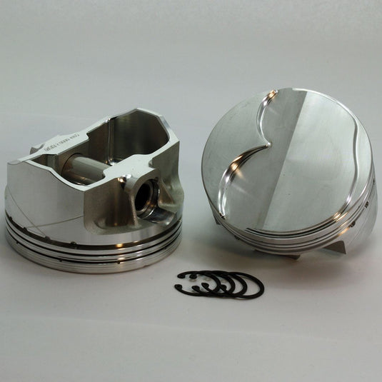 2872-4125 6.0 - LS2 -6.2 - LS3 -  L98 - LQ9 - LS7 - LSA - LSX Stroker Chevy LS FX Series +6cc  Dome Top LS1,LS2,LS3 and LS7 Forged Piston Set 4.125 inch bore   COMP HEIGHT:  1.215"