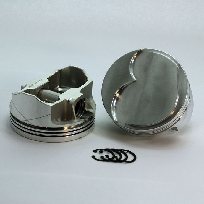 2902-3820 4.8 - 5.3 - LS1 - LS6 - Stroker Chevy LS FX Series +6cc  Dome Top LS1,LS2,LS3 and LS7 Forged Piston Set 3.820 inch bore   COMP HEIGHT:  1.115