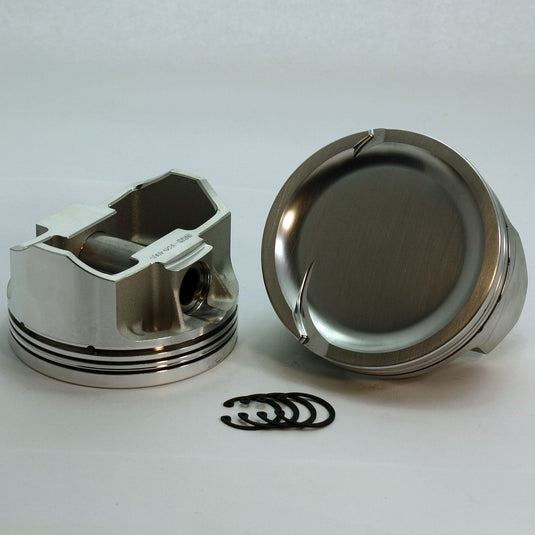 1875-4130 6.0 - LS2 -6.2 - LS3 -  L98 - LQ9 - LS7 - LSA - LSX Stroker Chevy LS SX Series -29cc Dish Top LS1,LS2,LS3 and LS7 Forged Piston Set 4.130 inch bore   Pin Dia.:  0.927