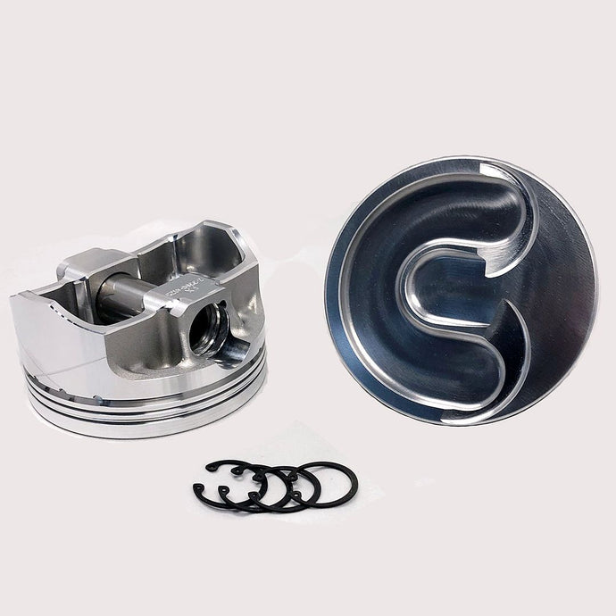 2754-4075 LT1 6.2 Gen 5 LT Direct Injection FX Series -12cc Dish Top LT Direct Injection Forged Piston Set 4.075 inch bore   COMP HEIGHT:  1.33