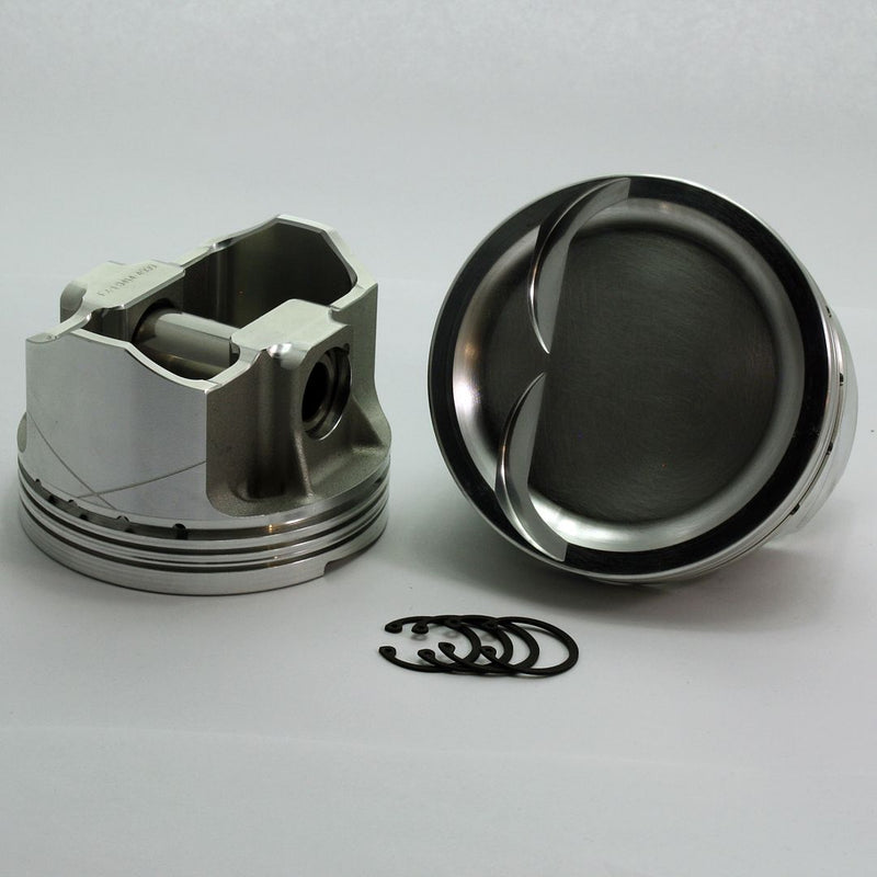 Load image into Gallery viewer, 6353-4030 360 Small Block Mopar FX Series -18cc Dish Top Small Block Mopar Forged Piston Set 4.030 inch bore   COMP HEIGHT:  1.667&quot;
