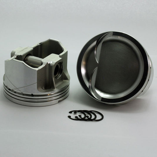 6353-4030 360 Small Block Mopar FX Series -18cc Dish Top Small Block Mopar Forged Piston Set 4.030 inch bore   COMP HEIGHT:  1.667