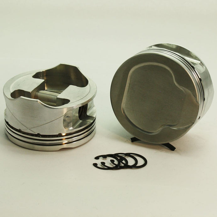 4832-3552 4.6 Ford Modular FX Series -5cc Flat Top  Modular 3V Forged Piston Set 3.552 inch bore   COMP HEIGHT:  1.21