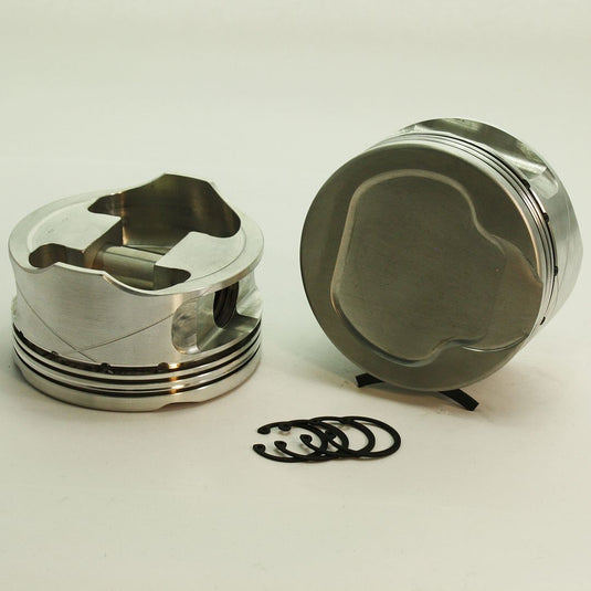 4832-3582 4.6 Ford Modular FX Series -5cc Flat Top  Modular 3V Forged Piston Set 3.582 inch bore   COMP HEIGHT:  1.21