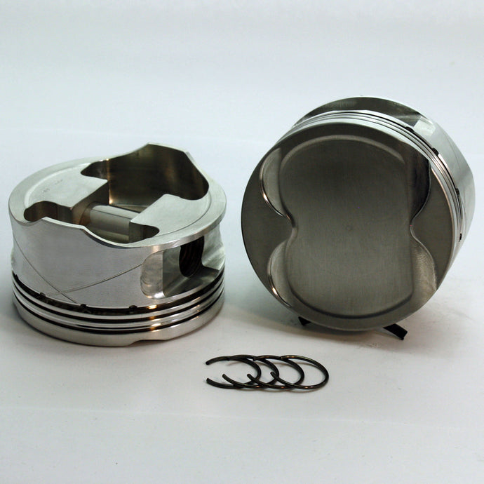 2-4783-3705-5.0-Ford Coyote Direct INJ  FX2 Series -4cc  Dish Top Gen III Coyote-Forged-Piston-Set- 3.705 inch bore
