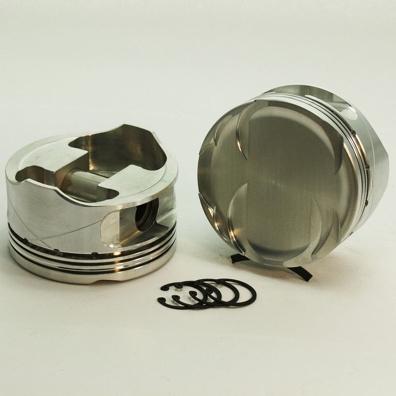 Load image into Gallery viewer, 4857-3592 4.6 Ford Modular FX Series -13cc   Dish Top Modular Multi notch 2V/TW/3V/4V Forged Piston Set 3.592 inch bore   COMP HEIGHT:  1.21&quot;
