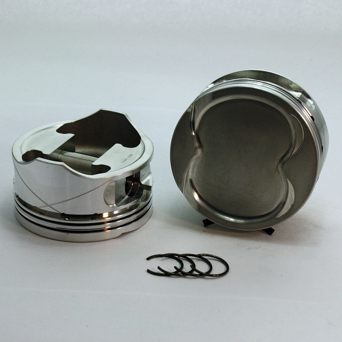 4766-3700 5.0 Ford Coyote  FX Series -11cc Dish Top Gen I & Gen II Coyote Forged Piston Set 3.700 inch bore   COMP HEIGHT:  1.09