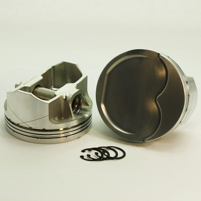 6013-4155 481 Stroker Big Block Oldsmobile FX Series -19cc Dish Top Oldsmobile Forged Piston Set 4.155 inch bore   COMP HEIGHT:  1.26