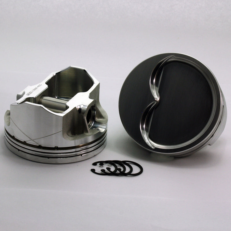 Load image into Gallery viewer, 1-2003-4185-350-Small Block Chevy FX1 Series -13cc   Dish Top SBC 23 Degree-Forged-Piston-Set- 4.185 inch bore
