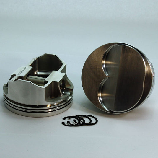 8137-4125 383 Small Block Chevy SX Series +4cc Dome Top SBC 23 Degree Forged Piston Set 4.125 inch bore   COMP HEIGHT:  1.125