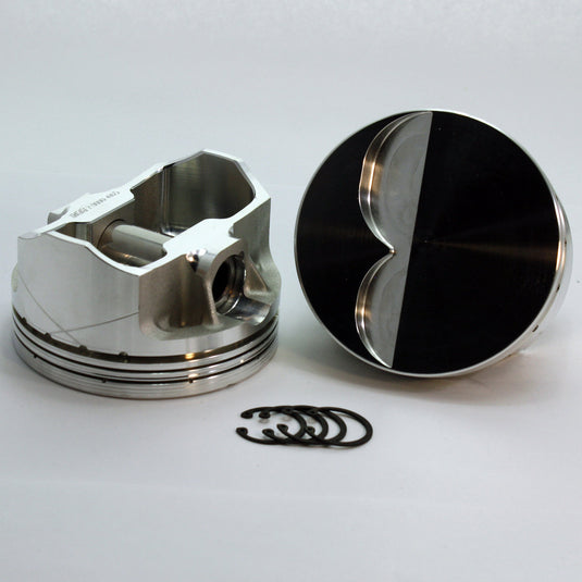 1-3500-4030D-289-Small Block Ford 289 FX1 Series -4cc  Flat Top  SBF 20 Degree Inline-Forged-Piston-Set- 4.03 inch bore