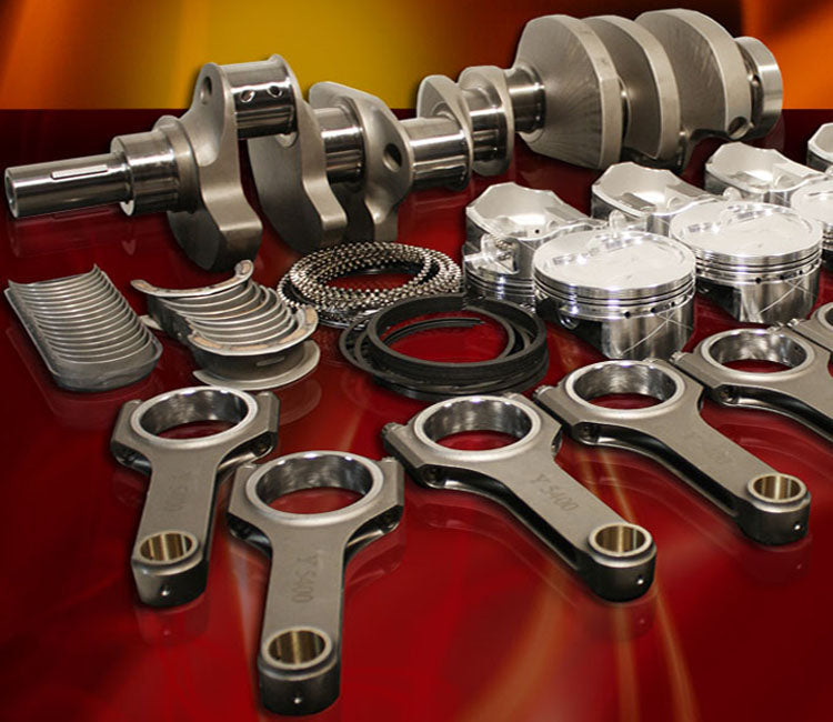 Load image into Gallery viewer, 2403-4155    Dish Top SBC 23 Degree Forged Piston Set 4.155 inch bore   COMP HEIGHT:  1.125&quot;
